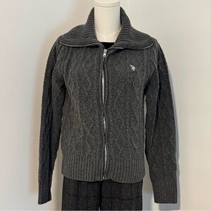 U.S. Polo Assn. Gray Knit Sweater